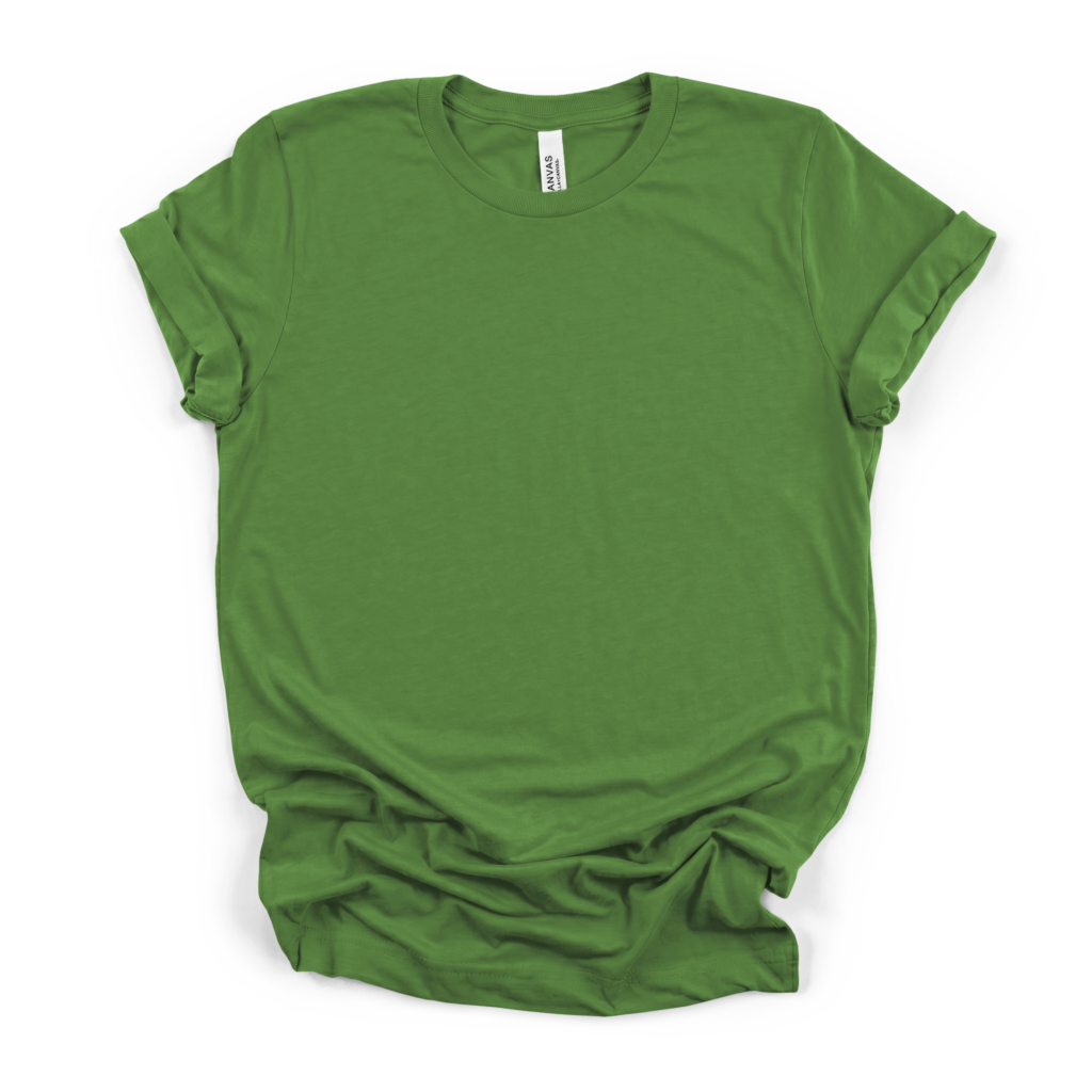 Leaf green shirt used in the customization walkthrough